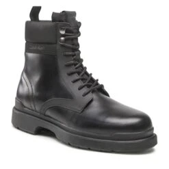 Bottes Calvin Klein Lace Up Boot Mix HM0HM00862 Ck Black BEH