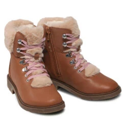 Bottes Clarks Astrol Hiker K 261616636 Tan Leather -Primigi Magasin bottes clarks astrol hiker k 261616636 tan leather 4