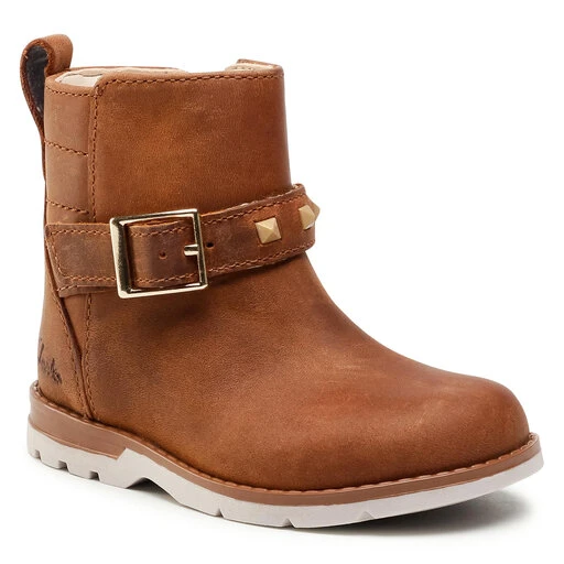 Bottes Clarks Dabi Trim T 261526716 Tan Leather 3 Bottes Clarks Dabi Trim T 261526716 Tan Leather