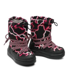 Bottes De Neige Bibi Urban Boots 1049090 Black/Print/Rose -Primigi Magasin bottes de neige bibi urban boots 1049090 black print rose 4