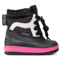 Bottes De Neige Boatilus Skaty Lace NS07 VAR. 05ZU Black Fuxia -Primigi Magasin bottes de neige boatilus skaty lace ns07 var 05zu black fuxia 2