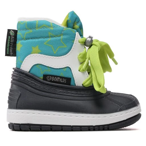 Bottes De Neige Boatilus Skaty Lace NS07-VAR.11ZV Cobalt/Lime 4 Bottes De Neige Boatilus Skaty Lace NS07-VAR.11ZV Cobalt/Lime – Image 2