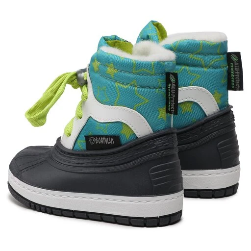 Bottes De Neige Boatilus Skaty Lace NS07-VAR.11ZV Cobalt/Lime 5 Bottes De Neige Boatilus Skaty Lace NS07-VAR.11ZV Cobalt/Lime – Image 3