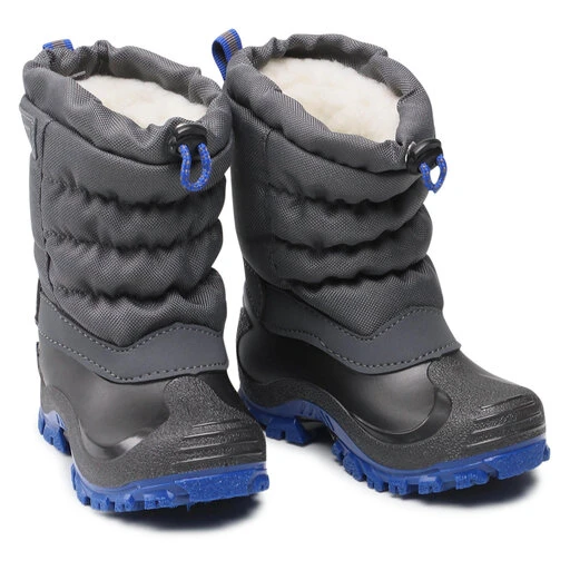Bottes De Neige CMP Kids Hanki 2.0 30Q4704 Grey/Royal 35UH 7 Bottes De Neige CMP Kids Hanki 2.0 30Q4704 Grey/Royal 35UH – Image 5
