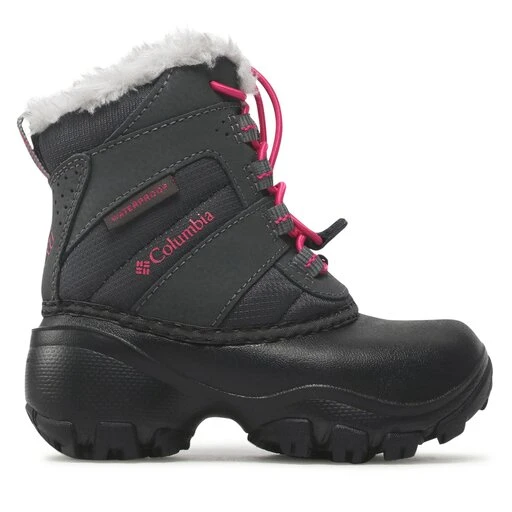 Bottes De Neige Columbia Childrens Rope Tow III Waterproof BC1323 Dark Grey/Haute Pink 089 4 Bottes De Neige Columbia Childrens Rope Tow III Waterproof BC1323 Dark Grey/Haute Pink 089 – Image 2