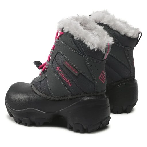 Bottes De Neige Columbia Childrens Rope Tow III Waterproof BC1323 Dark Grey/Haute Pink 089 5 Bottes De Neige Columbia Childrens Rope Tow III Waterproof BC1323 Dark Grey/Haute Pink 089 – Image 3