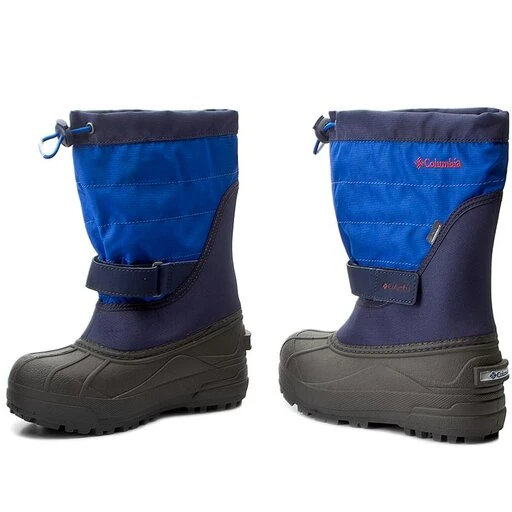 Bottes De Neige Columbia Youth Powderbug Plus II BY1326 Collegiate Navy/Chili 464 4 Bottes De Neige Columbia Youth Powderbug Plus II BY1326 Collegiate Navy/Chili 464 – Image 2