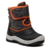 Bottes De Neige Geox B Flanfil B.B Abx E B263VE 0CEFU C9150 S Black/Fluo Orange -Primigi Magasin bottes de neige geox b flanfil b b abx e b263ve 0cefu c9150 s black fluo orange