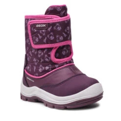 Bottes De Neige Geox B Flanfil G.Wpf B B044GB 050MN CF88D S Prune/Dk Fuchsia