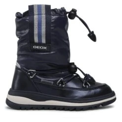 Bottes De Neige Geox J Adelhide G.Babx E J26EWE 0LVBC C0673 S Navy/Silver -Primigi Magasin bottes de neige geox j adelhide g babx e j26ewe 0lvbc c0673 s navy silver 1