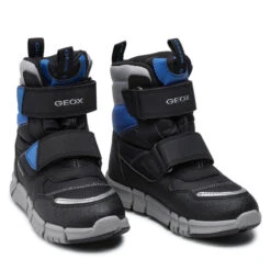 Bottes De Neige Geox J Flexyper B.B Abx C J169XC 0FU50 C0245 M Black/Royal -Primigi Magasin bottes de neige geox j flexyper b b abx c j169xc 0fu50 c0245 m black royal 4
