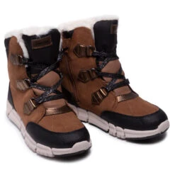 Bottes De Neige Geox J Flexyper G.B Abx A J16APA 022FU M Whisky/Black -Primigi Magasin bottes de neige geox j flexyper g b abx a j16apa 022fu m whisky black 4