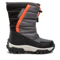 Bottes De Neige Geox J Himalaya B.B Abx A J26FRA 0FU50 C0904 S Dk Grey/Orange -Primigi Magasin bottes de neige geox j himalaya b b abx a j26fra 0fu50 c0904 s dk grey orange 1