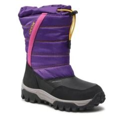 Bottes De Neige Geox J Himalaya G.B Abx A J26FTA 0FU54 C8227 S Purple/Black