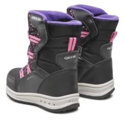 Bottes De Neige Geox J Roby G. B Abx A J26FUA 054FU C0922 M Black/Fuchsia -Primigi Magasin bottes de neige geox j roby g b abx a j26fua 054fu c0922 m black fuchsia 2