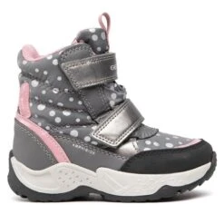 Bottes De Neige Geox J Sentiero G.B Abx C J26FVC 0MNNF C1325 M Dk Grey/Rose -Primigi Magasin bottes de neige geox j sentiero g b abx c j26fvc 0mnnf c1325 m dk grey rose 1