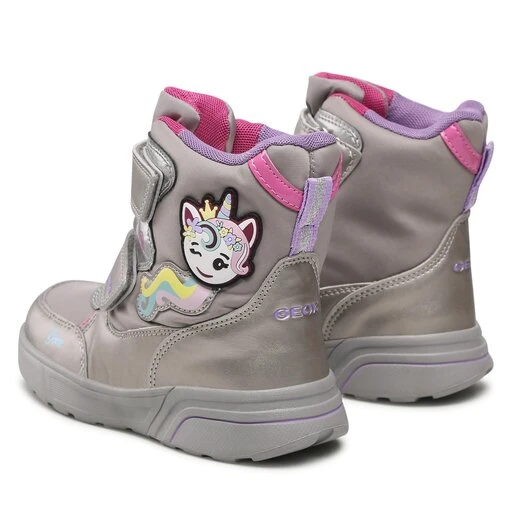 Bottes De Neige Geox J Sveggen G.B Abx A J268AA 0FUNF C1A8N D Dk Silver/Fuchsia 5 Bottes De Neige Geox J Sveggen G.B Abx A J268AA 0FUNF C1A8N D Dk Silver/Fuchsia – Image 3