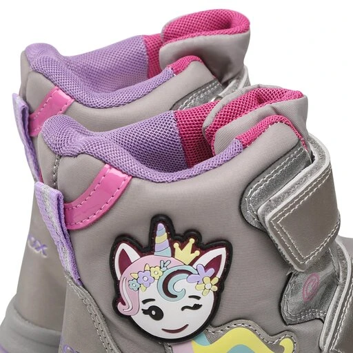 Bottes De Neige Geox J Sveggen G.B Abx A J268AA 0FUNF C1A8N D Dk Silver/Fuchsia 7 Bottes De Neige Geox J Sveggen G.B Abx A J268AA 0FUNF C1A8N D Dk Silver/Fuchsia – Image 5