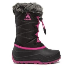Bottes De Neige Kamik Snowgypsy 4 NF4998 Black/Rose -Primigi Magasin bottes de neige kamik snowgypsy 4 nf4998 black rose 1
