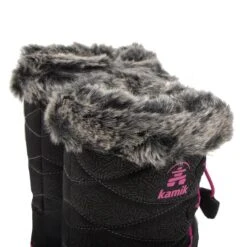 Bottes De Neige Kamik Snowgypsy 4 NF4998 Black/Rose -Primigi Magasin bottes de neige kamik snowgypsy 4 nf4998 black rose 4