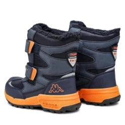 Bottes De Neige Kappa 260903K Navy/Orange 6744 -Primigi Magasin bottes de neige kappa 260903k navy orange 6744 2