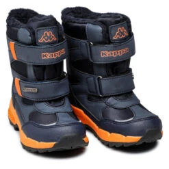 Bottes De Neige Kappa 260903K Navy/Orange 6744 -Primigi Magasin bottes de neige kappa 260903k navy orange 6744 4