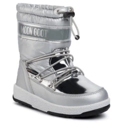 Bottes De Neige Moon Boot Girl Soft Wp 34051700003 Silver