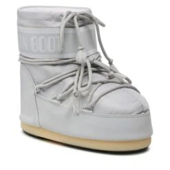 Bottes De Neige Moon Boot Icon Low Nylon 14093400 D Glacier Grey