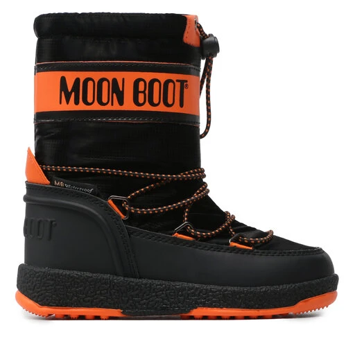 Bottes De Neige Moon Boot Jr Boy Sport 340527000001 Black/Orange 4 Bottes De Neige Moon Boot Jr Boy Sport 340527000001 Black/Orange – Image 2
