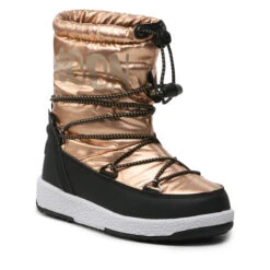 Bottes De Neige Moon Boot Jr Girl Boot Met 34052600001 Rose Gold