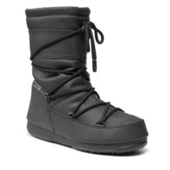 Bottes De Neige Moon Boot Mid Rubber Wp 24010300 Black