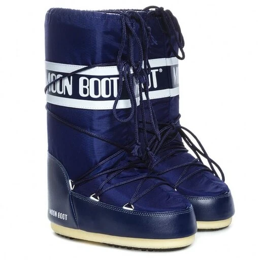 Bottes De Neige Moon Boot Nylon 14004400002 Blue M 8 Bottes De Neige Moon Boot Nylon 14004400002 Blue M – Image 6