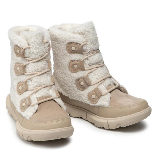 Bottes De Neige Sorel Explorer II Joan Cozy NL4455-271 Ancient Fossil/Sea Salt 7 Bottes De Neige Sorel Explorer II Joan Cozy NL4455-271 Ancient Fossil/Sea Salt – Image 5