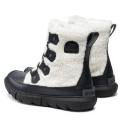 Bottes De Neige Sorel Explorer II Joan Cozy NL4601 Black/Sea Salt 010 -Primigi Magasin bottes de neige sorel explorer ii joan cozy nl4601 black sea salt 010 2
