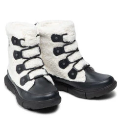 Bottes De Neige Sorel Explorer II Joan Cozy NL4601 Black/Sea Salt 010 -Primigi Magasin bottes de neige sorel explorer ii joan cozy nl4601 black sea salt 010 4