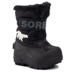 Bottes De Neige Sorel Toddler Snow Commander NV1960 Black/Charcoal 010