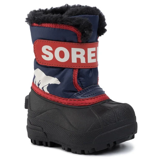Bottes De Neige Sorel Toddler Snow Commander NV1960 Nocturnal/Sail Red 591 3 Bottes De Neige Sorel Toddler Snow Commander NV1960 Nocturnal/Sail Red 591