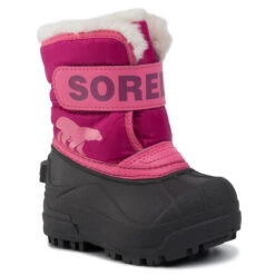 Bottes De Neige Sorel Toodler Snow Commander NV1960 Tropic Pink/Deep Blush 652