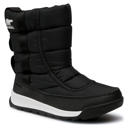 Bottes De Neige Sorel Youth Whitney II Puffy Mid NY3873 Black 010 3 Bottes De Neige Sorel Youth Whitney II Puffy Mid NY3873 Black 010