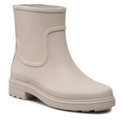 Bottes De Pluie Calvin Klein Rain Boot HW0HW01301 Dk Ecru PC4