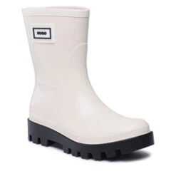 Bottes De Pluie Hugo Athena Bootie 50475454 10243560 01 Open White 111