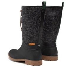 Bottes De Pluie Kamik Abigail NK2183 Black/White -Primigi Magasin bottes de pluie kamik abigail nk2183 black white 2