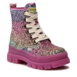 Bottes De Randonnée Buffalo Aspha Laceup Hi BN16222001 Fuchsia