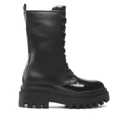Bottes De Randonnée Calvin Klein Jeans Flatform Laceup Boot Patent YW0YW00852 Black BDS -Primigi Magasin bottes de randonnee calvin klein jeans flatform laceup boot patent yw0yw00852 black bds 1