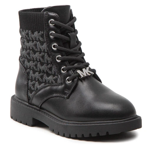 Bottes De Randonnée MICHAEL KORS KIDS Madeline Cohen MK100490C Black/Silver 3 Bottes De Randonnée MICHAEL KORS KIDS Madeline Cohen MK100490C Black/Silver