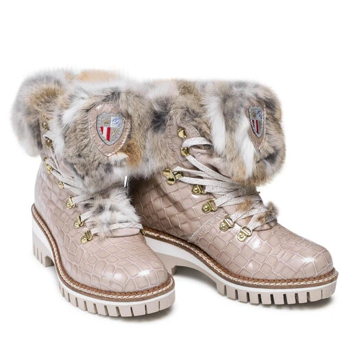 Bottes De Randonnée New Italia Shoes 1915450/64 Beige 7 Bottes De Randonnée New Italia Shoes 1915450/64 Beige – Image 5