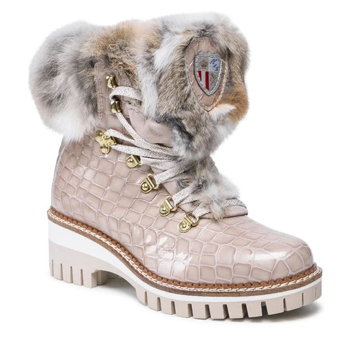 Bottes De Randonnée New Italia Shoes 1915450/64 Beige 3 Bottes De Randonnée New Italia Shoes 1915450/64 Beige