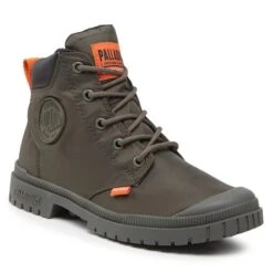 Bottes De Randonnée Palladium Pampa Sp20 Cuff Wp+ 76835-325-M Olive Night