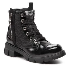 Bottes De Randonnée Shone 245-006 Black Animalier