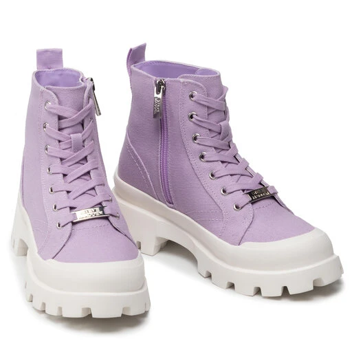 Bottes De Randonnée Steve Madden Mt Shasta SM11001838-04004-56P Lavender Canvas 7 Bottes De Randonnée Steve Madden Mt Shasta SM11001838-04004-56P Lavender Canvas – Image 5